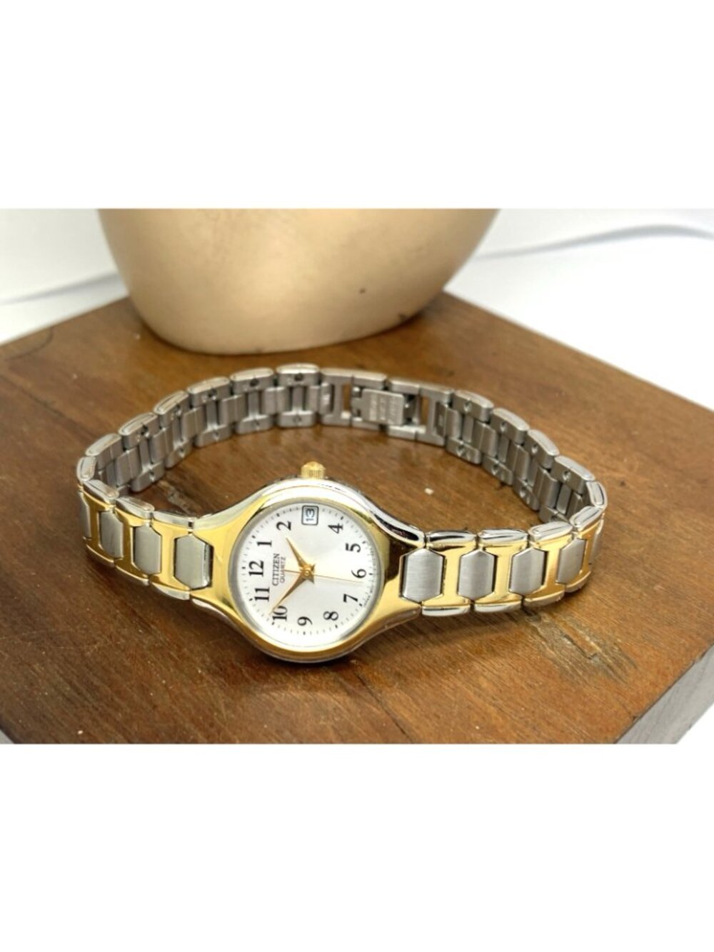 Citizen Womens Watch EU2254-51A Quartz Silver Dial Two Tone Stainless Steel 23mm - Picture 8 of 14